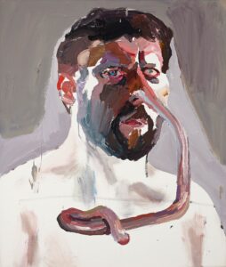 Straight White Male, nose self portrait, Ben Quilty 2014